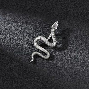 Snake Lizard Surgical Stainless Steel Dangle Belly Button Ring Punk Rock